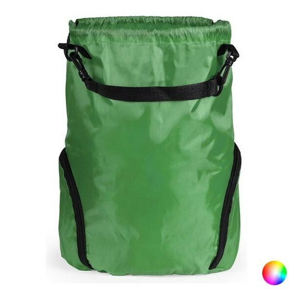 Sac à dos à poches fermeture ficelles - Sac de sport Couleur - Noir - Photo 1/1