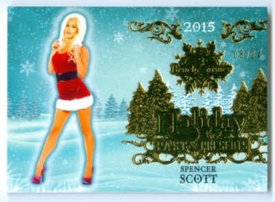 SPENCER SCOTT "HOLIDAY BASE CARD #08/24" BENCHWARMER HOLIDAY 2015 | eBay
