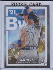 BOBBY WITT JR. ROOKIE CARD 2021 Bowman Platinum PRECIOUS ELEMENTS Royals RC!