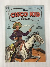 CISCO KID COMICS #1 Four Color #292 GOLDEN AGE DELL COMIC BOOK Western 1950