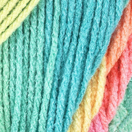 Red Heart Super Saver Yarn - Retro Stripe 141g - Picture 1 of 2