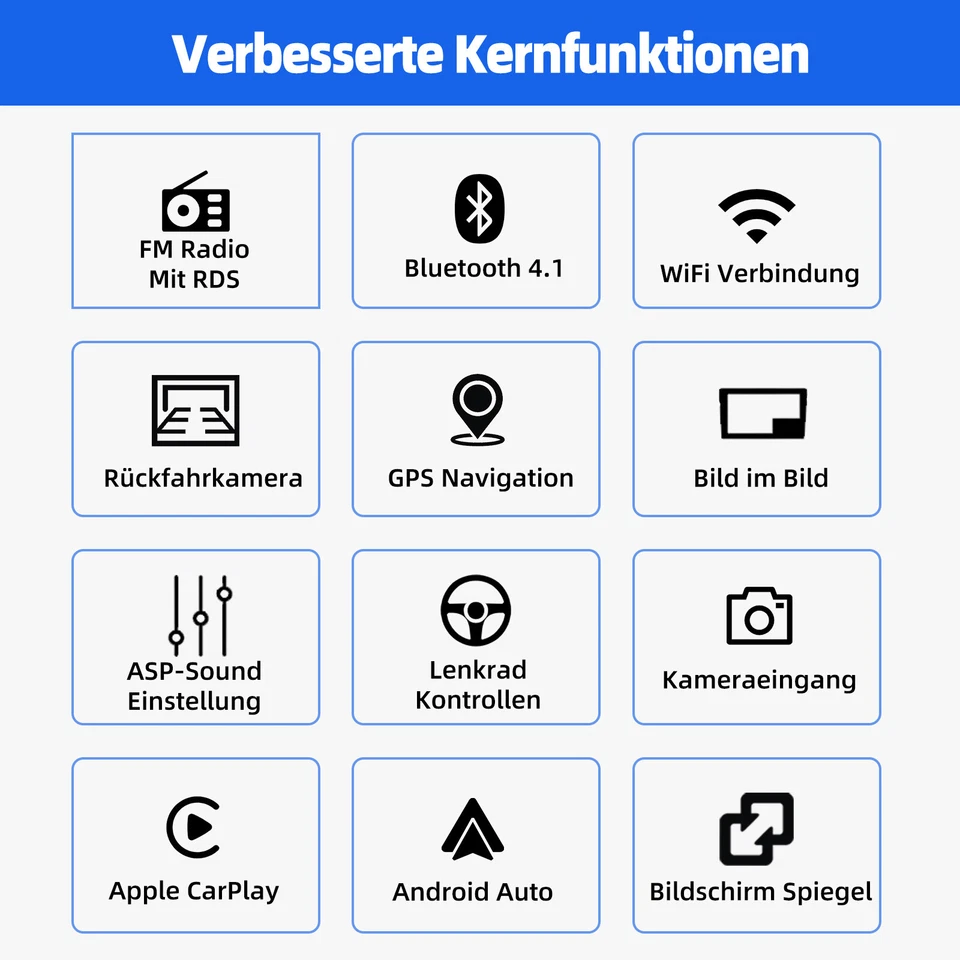Für Peugeot 207 2006-2015 Android13 9" Autoradio GPS Navi WIFI Carplay 4+64G KAM - Bild 3 von 4