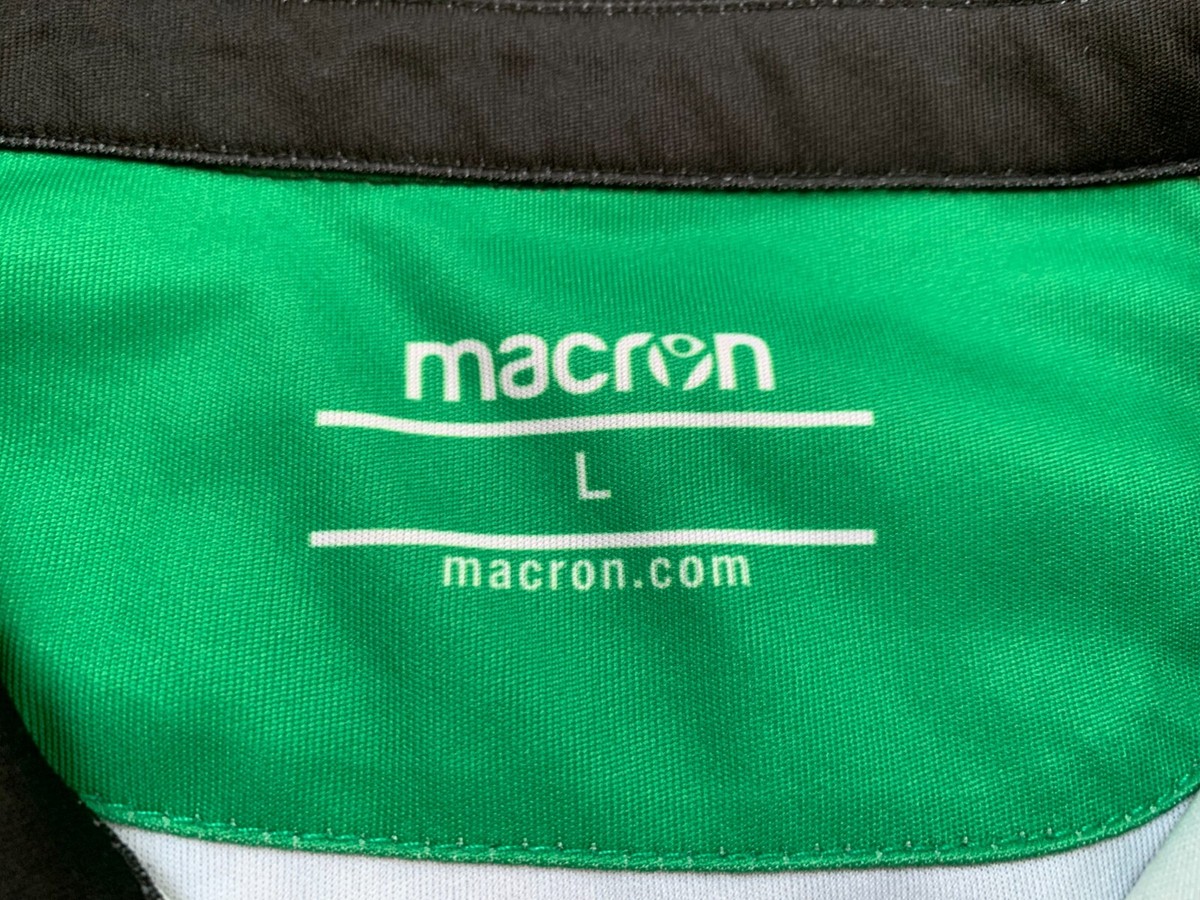 Maillot De Football Macron RISKA FK Norvège – Taille L, Long, Numéro 12 – Occasion Vert