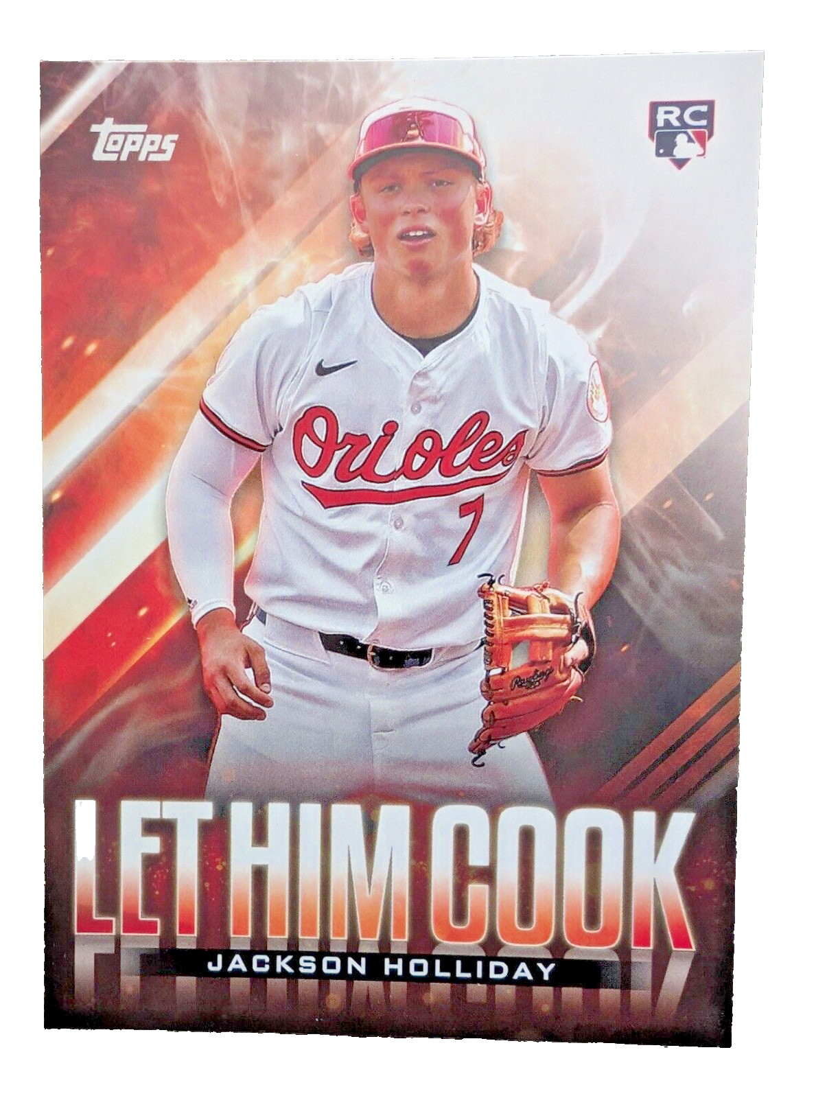 Jackson Holliday 2024 Topps Update Let Him Cook Rookie Card RC #LHC-25 Orioles