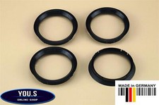 4 Center Rings 76.0-67.1 For Opel Mazda Peugeot Rial