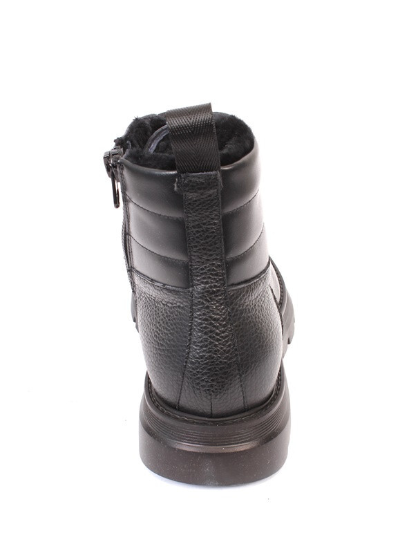 Giovanni Conti 7271 Black Leather Sheepskin Lace Zip Ankle  display picture 3