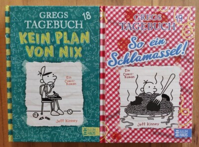 Jeff Kinney - Gregs Tagebuch 18+19 - Kein Plan von nix - So ein Schlamassel  Neu