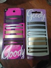 Goody Hair Barrettes Clips - 8 Count Assorted Colors - Slideproof and Lock-In...