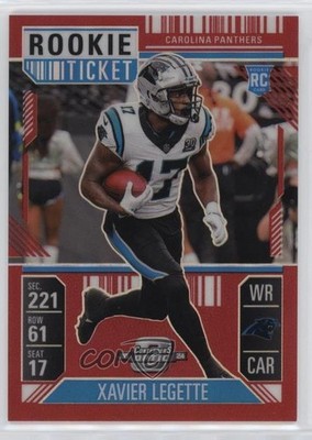2024 Panini Contenders Optic Ticket Red Prizm /199 Xavier Legette Rookie RC 0nr3