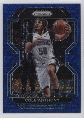2021-22 Panini Prizm Fast Break Blue Prizm 138/150 Cole Anthony #121 13va