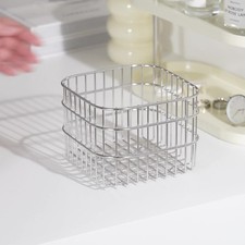 Heavy Duty Metal Wire Basket Set Rustproof Stainless Steel Storage for Fruits