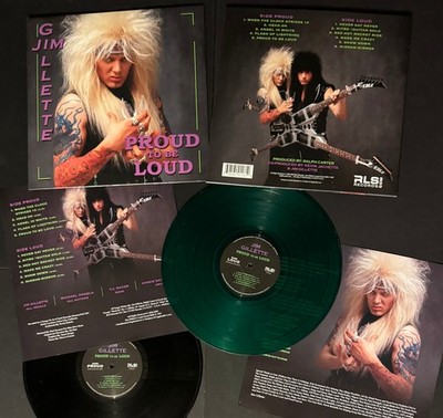 JIM GILLETTE  ''Proud To Be Loud'' VINYL 2026 remaster NITRO Michael Angelo Batio