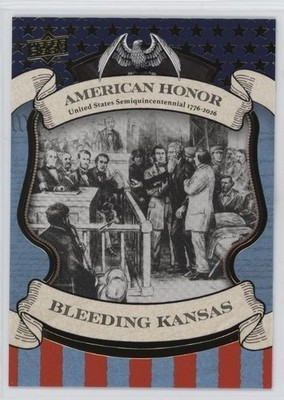 2026 Upper Deck USA 250th Anniversary Bleeding Kansas /599 Bottle Rocket Paralle