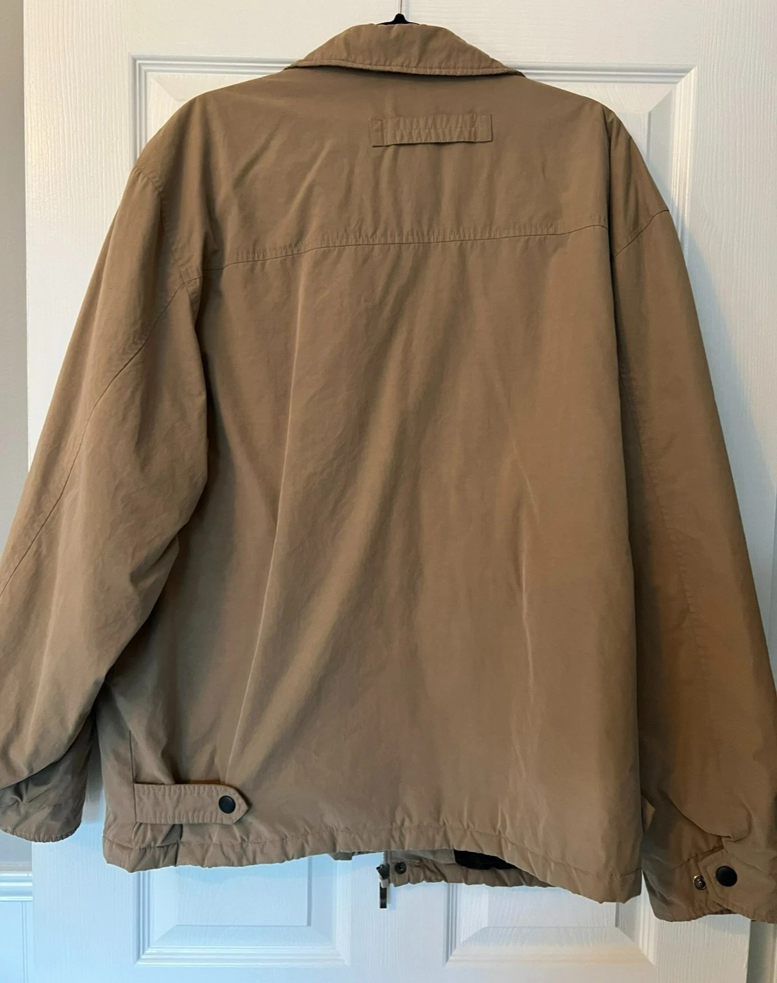 Roundtree & Yorke Outdoors Men’s XL Tan Khaki Jacket Lightweight Zip Coat - product detail image 3