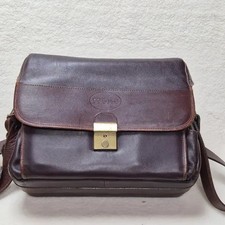 Contax Leather Camera Bag Brown Vintage Style Carrying Case