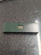 Vintage Green Cross Pen Hard Presentation Box Case Empty