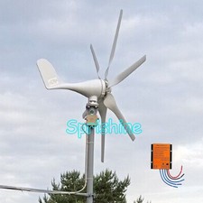 DE 800W 24V Windkraftanlage Windgenerator & MPPT Laderegler f&uuml;r 24V Batterie