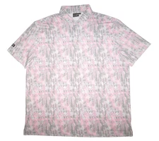 Sunday Swagger Blurred Out Golf Polo Shirt Men's XXL