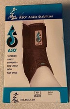 Med Spec ASO Ankle Stabilizer Small, Black   Ankle Brace for Sprained Ankle