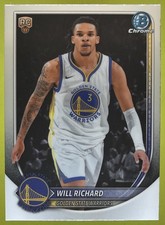 2025-26 Bowman Will Richard Chrome RC Rookie #BCV-52 Warriors