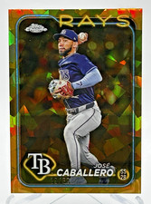 2024 Topps Chrome Update Sapphire  JOSE CABALLERO Gold 19/50