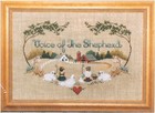 Told in a Garden VOICE OF THE SHEPHERD Cross Stitch Chart Only ~ farm / red barn — photo 2