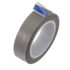0.5"x33ft 0.08mm Thick PTFE Film Tape Gray DIY Single Side Adhesive , 1Pcs