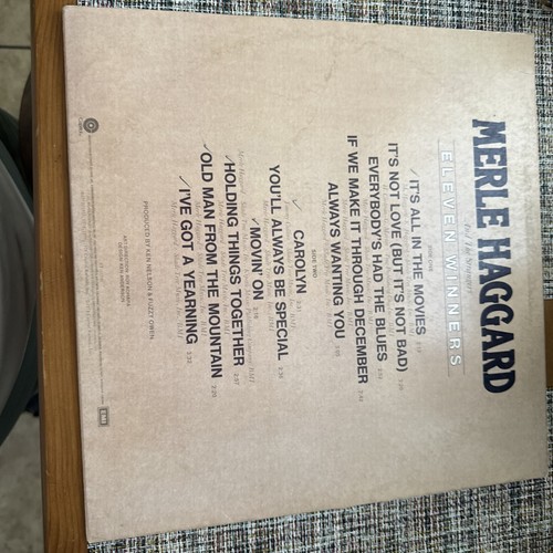 Merle Haggard and the Strangers - Eleven Winners - OG 1978 Capitol LP - Picture 4 of 4