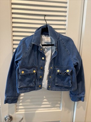 JCREW Crewcuts Blue Denim Jacket Girls Size 8