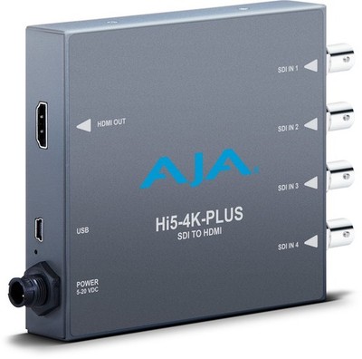 Aja Hi5-4K-Plus Pristine 3G-SDI to HDMI 2.0 Conversion