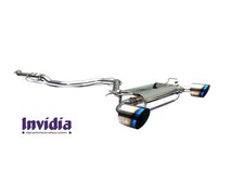 Invidia Q300 Racing Sportauspuff für Hyundai i30N 2018- Titan/blau Endr