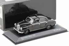 Minichamps 1:43 Mercedes 180 Ponton Taxi Black Diecast Metal