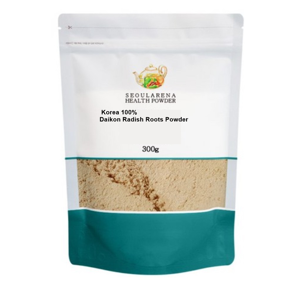 300 g Corea 100 % raíces de rábano Daikon polvo crudo fresco condimento natural + pista