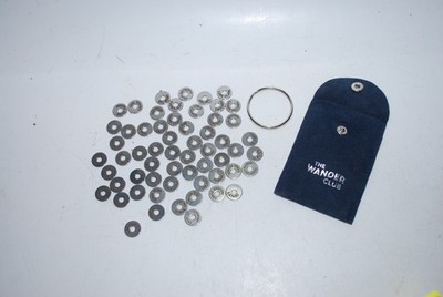 The Wander Club National Park Tokens Lot w/ Ring & Pouch   50+ Travel Tokens