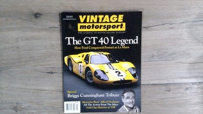 Vintage motorsport The GT40 Legend Magazine 2003/5 Ford Ferrari Le Mans