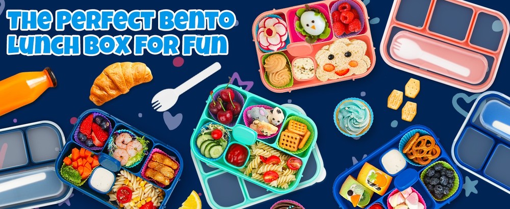 Mix Bento Box Adult, Lunch Box Kids, Lunch Containers for