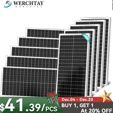 100W 200W 400W 1000Watt 12V Monocrystalline Solar Panel Home RV Camping Off Grid