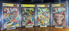 X-Men 1991 #4, 5, 6, 7  CGC 9.8 double signature series Jim 