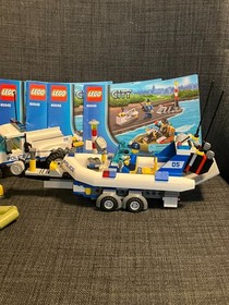 Lego City Police Patrol retired lego set 60045 complete with instructions no box