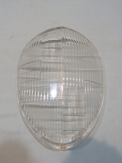 Vintage Rite Way Head Light Lens Corcoran Brown Lamp Co 10" x 8"