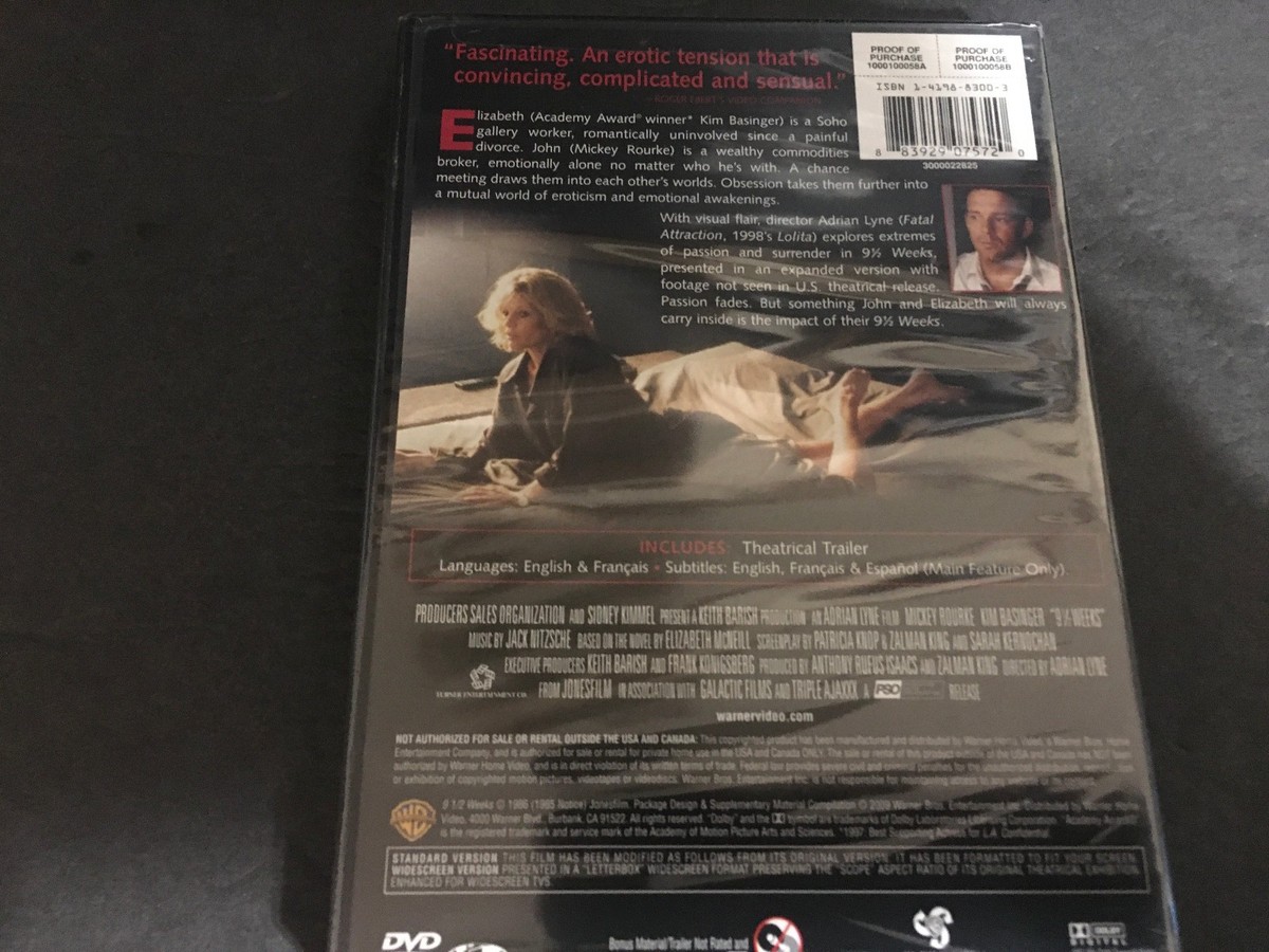 9 1/2 Weeks (DVD, 1986) for sale online | eBay