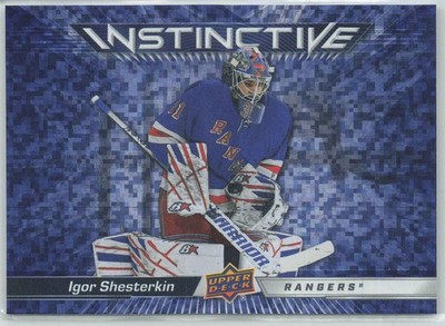 2023-24 Upper Deck Instinctive Speckle Igor Shesterkin #IN-2 New York Rangers