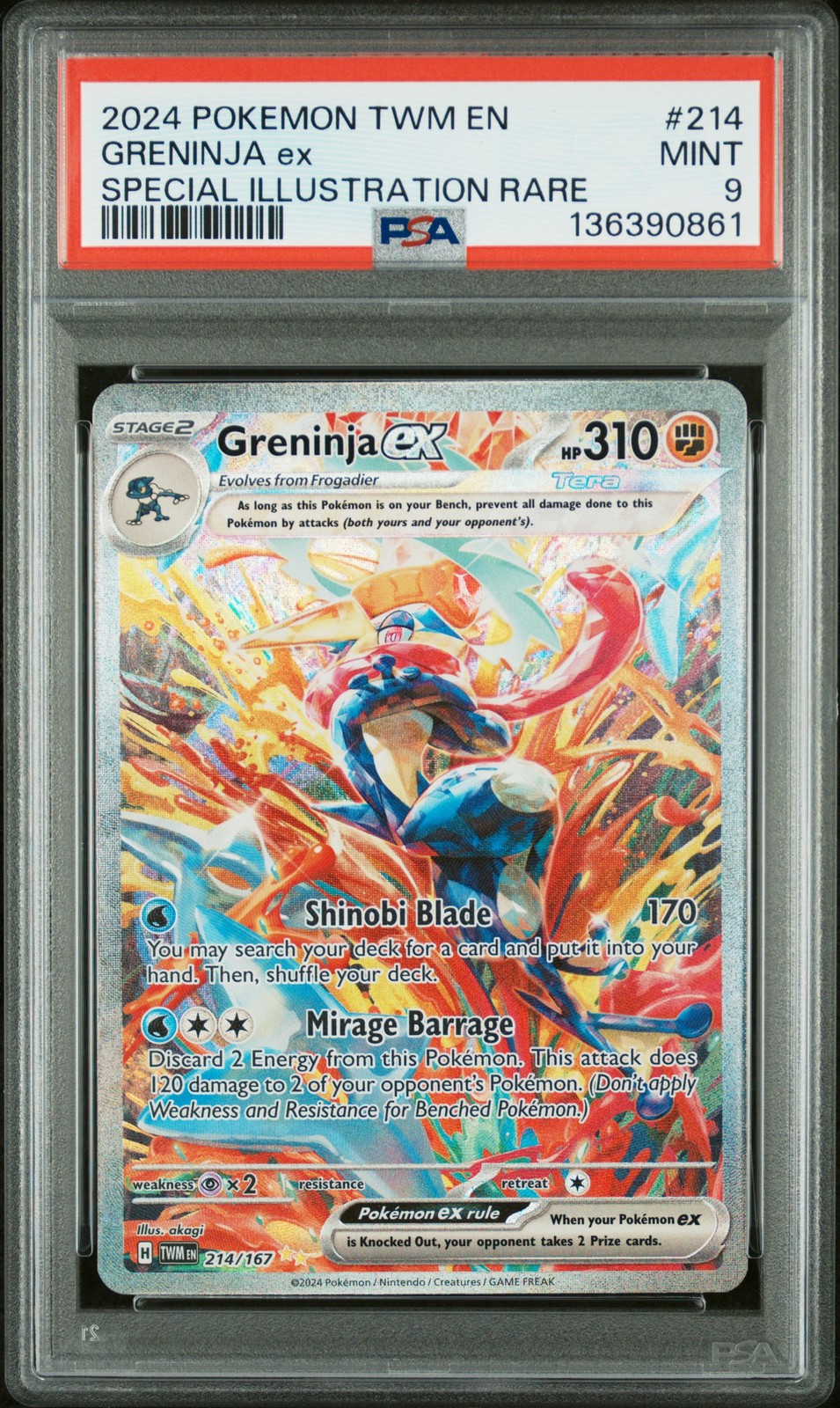 Greninja ex #214