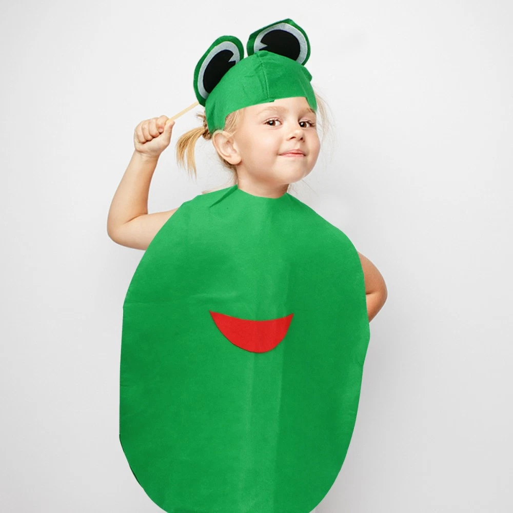 VETEMENTS 2 Pezzi Vestiti Rana Genitore Bambino Halloween Indossare Forniture Costumi Unici