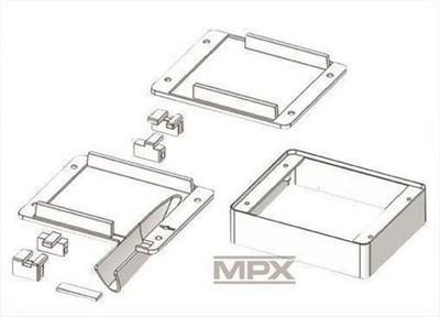 Multiplex / Hitec RC Servohalter UNIVERSAL S (1Satz links/rechts) / 85078