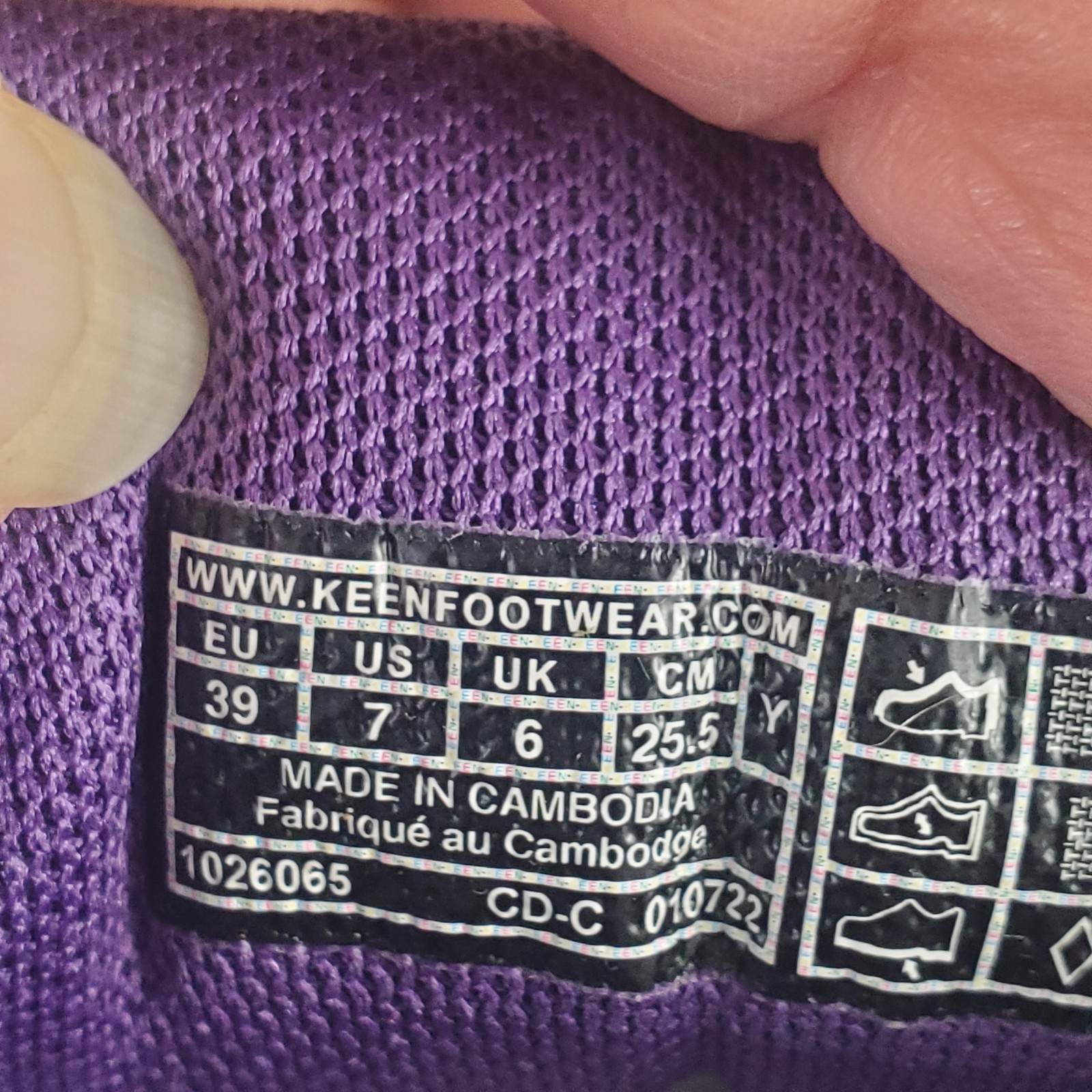 Scarpe da ginnastica Keen Targhee Sport per bambini da tracciamento ed escursionismo taglia 7 Waterfall Vapor