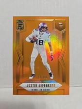 2025 Panini Donruss Elite - Justin Jefferson #45 Status Metallic Orange /849