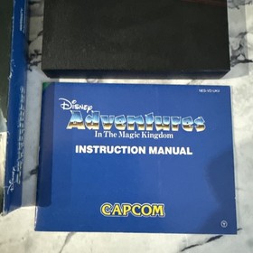 NES DISNEY ADVENTURES IN THE MAGIC KINGDOM NINTENDO GAME + BOX & MANUAL UK ORIG