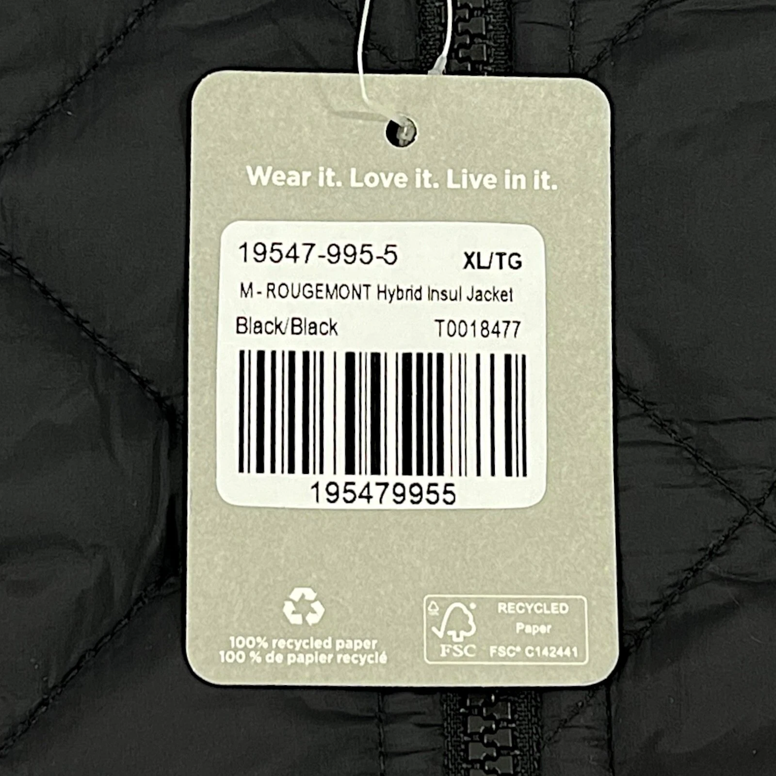 TRIMARK MENS XL Rougemont Hybrid Insulated Jacket Water Resistant w PUREVAX LOGO - product detail image 18