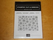 Stampin'Up RAINDROPS Embossing Folder